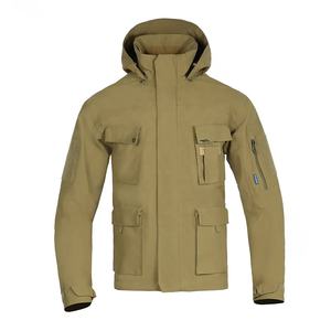 Fournisseur en gros d'équipements d'aventure en plein air, usine directe, vêtements de chasse, faible MOQ, veste softshell imperméable à plusieurs poches - Product Image 1