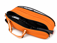 Sac à dos de tennis personnalisé en polyester 600D imperméable et tendance, avec 3 compartiments et poche latérale en filet pour padel et pickleball