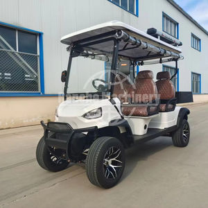 Carros de golf de caza levantados Buggy de golf de acero eléctrico de 4 plazas del fabricante - Product Image 1