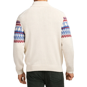 Sweater Winter Knitwear Front Logo Anti-Pilling Men's Couples Sweater All-Match Cotton <b>Long</b> Sleeve Warm Digital Print Sweater - Product Image 2
