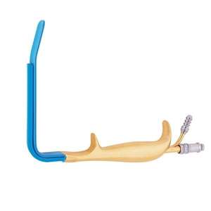 Tebbetts Style Fiber Optic Breast Retractor Insulated 24mm Working Length 9cm GERMAN STAINLESS - Product Image 4