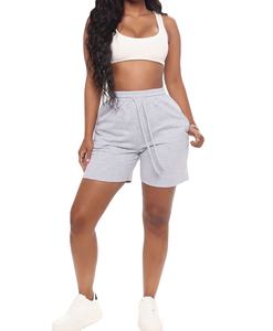 Shorts de Verano para Mujer, Cintura Alta, Transpirables, 100% Algodón, Estilo Sexy de Playa, Talla Grande, Tela Vaquera, Decoración con Logotipo Personalizado 2026 - Product Image 1