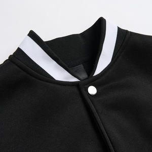 Veste universitaire unisexe Cybex Industry, design vintage de baseball, 100% coton molletonné, respirante, coupe-vent, écologique, devant, hiver - Product Image 3