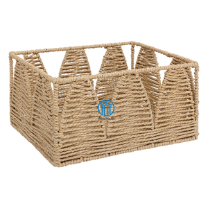 Nuevo acento funcional bellamente tejido a mano perfecto para almacenar muchos artículos diferentes para el hogar reciclar cesta de papel - Product Image 3