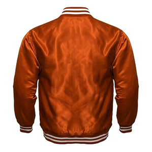 2025 nouvelle mode hommes université Baseball Satin veste broderie personnalisée collège Baseballjacket pour hommes DDP expédition - Product Image 6