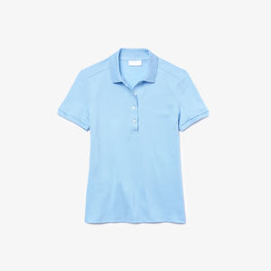 Chemise de golf à col uni en coton de couleur unie, mode de rue, coupe ajustée, chemise pour femmes, dernière mode de rue, polo pour femmes - Product Image 1
