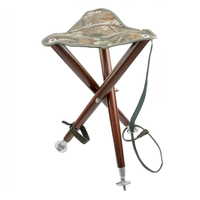 Nouvelle arrivée personnalisé chasse tir cuir/toile trépied ensemble de siège fait à la main durable Offre Spéciale chasse trépied tabouret