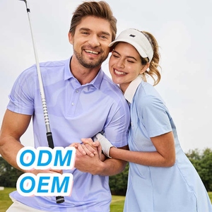 Robe de golf légère de haute qualité ODM OEM UV 50 recyclée pour polos avec short intégré brodé et logo imprimé - Product Image 4