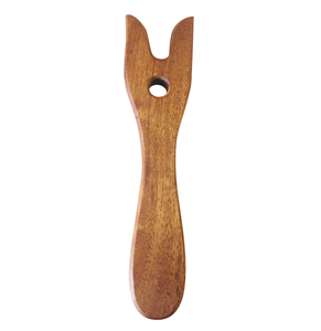 Tenedor de tejer Lucet de madera Accesorios de protección de madera para el hogar Tenedor de tejer Lucet - Product Image 2