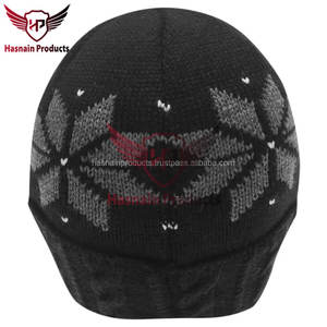 Personalizable al por mayor de los hombres de invierno Beanie sombreros/gorras de lana pura, diseños bordados asequibles, el diseño de su propio estilo - Product Image 3
