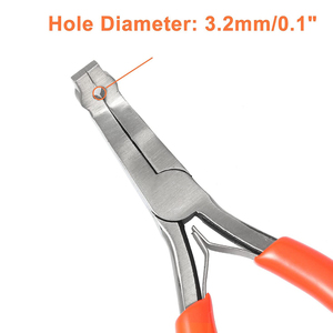 คีมหนีบเครื่องประดับทำจากเหล็กกล้าคาร์บอนสูงดีไซน์แบบสปริงใบคู่ด้ามจับกันลื่น - Product Image 6