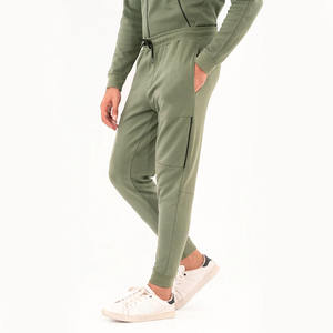 Best Selling <b>Men</b> Olive Green Colour Zipper 100% Cotton Tracksuit Set for <b>Sale</b> <b>Men</b> Zipper <b>Jacket</b> With Jogging Trouser Set - Product Image 4