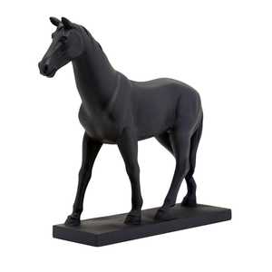 รูปปั้นอลูมิเนียมม้ารูปปั้นเสือดำที่สวยงามและสง่างาม - Product Image 1