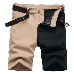 <b>Men's</b> Casual Eco-Friendly High <b>Elastic</b> <b>Waist</b> <b>Denim</b> <b>Shorts</b> High Quality Washed Custom Distressed Embroidery Wholesale Summer - Product Image 1