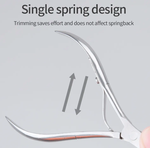 Prix usine coupe-ongles en acier inoxydable cuticule pince Cutter ciseaux pédicure manucure outil pour doigts par ANAAIF - Product Image 4