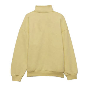 Sudadera Ligera de Alta Calidad con Cierre de Cremallera de un Cuarto para Mujer, Hecha a Medida, 100% Algodón, con Impresión de Logotipo - Product Image 2