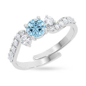 NOVAMART Fine Buy Premium 925 Pure Sterling Silver <b>Rings</b> for Women Rhodium Plated with <b>Diamond</b> Statement Men's <b>Ring</b> Jewelry Whol - Product Image 1