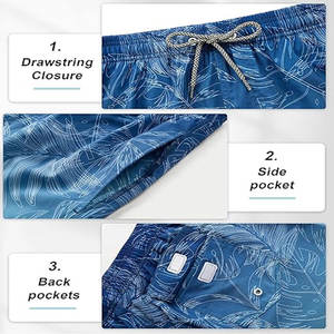 Short de gymnastique à séchage rapide pour hommes OEM taille élastique polyester solide noir entraînement de course vêtements de sport d'entraînement personnalisés compression - Product Image 6