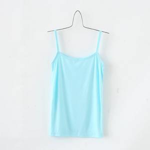 Camiseta sin mangas para mujer, camisolas informales de verano, camiseta para mujer, chaleco recortado con tirantes finos, moda femenina, algodón sintético - Product Image 6