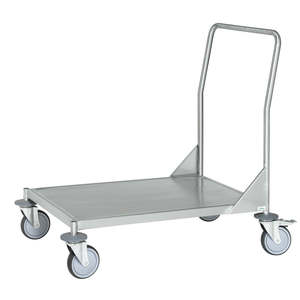 Industrial Four-Wheel <b>Platform</b> <b>Trolley</b> C3 ABS Plastic Frame Portable Shopping Carts for Hotel Storage Tools 200kg/500kg OEM - Product Image 1