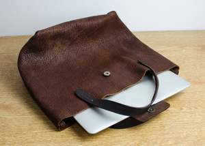 Bolso de mano de cuero genuino de gran capacidad de alta calidad para mujer, venta al por mayor de fábrica, bolso de mano duradero para hombre y mujer - Product Image 6