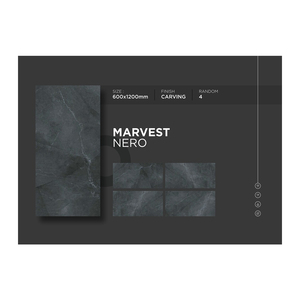 600X1200 mm Natural Glazed Carving Porcelain Tiles Indoor Floor Tiles for Home Decor at Best Price - Product Image 4