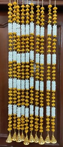 Guirnalda de Mogra amarilla de 5 pies de estilo Simple, recién llegado, decoraciones indias colgantes para eventos al aire libre, fiesta Haldi y telón de fondo - Product Image 2