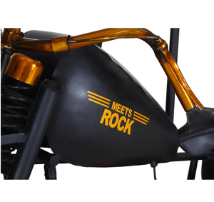 Console de barre de moto Bobber Edition Table de barre de roue de vélo avec plateau circulaire en bois et cadre en fer directement d'Inde - Product Image 2