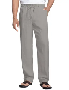 High Latest Design Men's Softshell Canvas Casual Pants <b>Waterproof</b> Windproof <b>Breathable</b> Drawstring Closure Fleece Insulated - Product Image 2