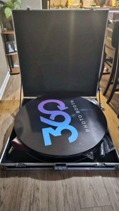 Nueva cabina de fotos 360 para fiestas con estuche de transporte, batería adicional, personalización de logotipo, cabina con cámara giratoria 360 para 4-5 personas - Product Image 2