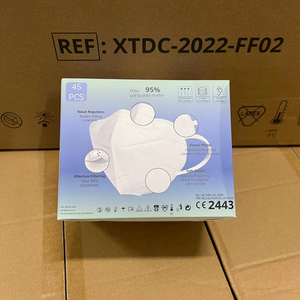 FFP2 NR Disposable Pollution Mask 5-Layer Non-Woven Fabric Anti-Dust EN149 CE Certified Category III PPE Adjustable Nose Clip - Product Image 4