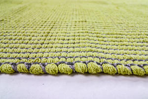 Ensemble de tapis de bain en laine de haute qualité Design Rectangle personnalisé Tapis de bain antidérapant tissé à la main en coton doux pour les chambres peu encombrantes - Product Image 3