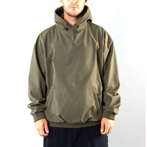 High Quality Winter Outdoor Snow <b>Outfits</b> Soft Shell Hoodie Lightweight Best Material Winter Hoodie With Logo - Product Image 2