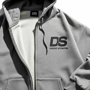 เสื้อฮู้ดซิปแบบโอเวอร์ไซส์ ยูนิเซ็กซ์ ผ้าฝ้ายถัก 100% ทรงปกติ คุณภาพสูง ดีไซน์ปรับแต่งได้ พิมพ์ลายได้ เป็นมิตรกับสิ่งแวดล้อม - Product Image 1