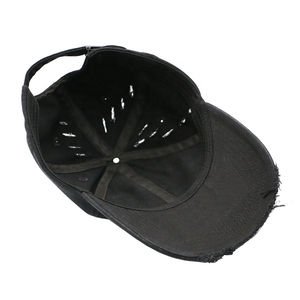 Venta al por mayor de gorras de béisbol lavadas desgastadas para los hombres de alta calidad deportes de moda sombrero para la playa al aire libre uso personalizable gorra en blanco - Product Image 5