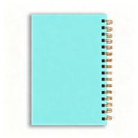 Organiseur/Agenda à spirale personnalisé avec pages à feuilles mobiles, motif chat pixelisé amusant pour journalisation quotidienne scolaire