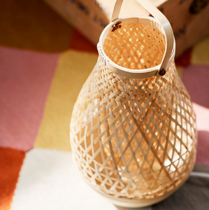 Lanterne en bambou artisanale en gros, abat-jour de table avec poignée pour la chambre à coucher, le salon, éclairage décoratif en provenance du Vietnam - Product Image 5