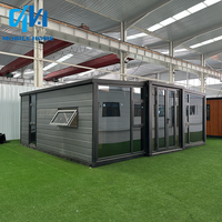 Rumah Kontainer Prefabrikasi Mewah 20Ft 40Ft yang Dapat Diperluas, 2 3 4 5 Kamar Tidur, Portabel, dan Aman untuk Luar Ruangan