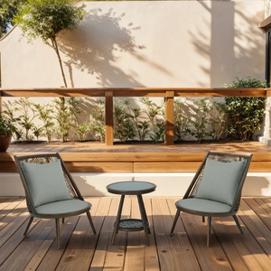 Tables et chaises de détente d'extérieur écologiques et confortables avec garantie de 5 ans, couleur et taille personnalisées, style moderne pour hôtel et école - Product Image 5