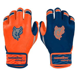 Bruce Bolt Style Premium 100% Cabretta Gants de frappeur de baseball en cuir Gants de frappeur personnalisés à manchette courte - Product Image 1