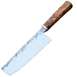 Cuchillo de Cocina Personalizado Hecho a Mano de Acero Inoxidable de 9 Pulgadas con Funda de Cuero Única, Hermoso Mango Personalizable - Product Image 6