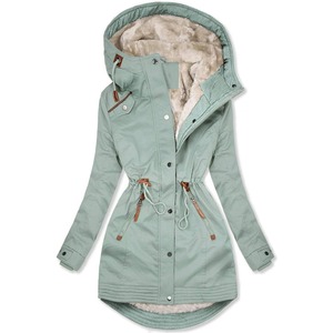 2025 gros grande taille épais chaud manteau de fourrure pour les femmes surdimensionné à manches longues coton manteau décontracté costume col mode chaud - Product Image 1