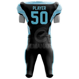 Conjuntos Deportivos Transpirables para Exteriores, Tallas Grandes, Uniformes Personalizados para Adultos, Diseño Personalizado, Manga Corta, Sublimación, Fútbol Americano - Product Image 3