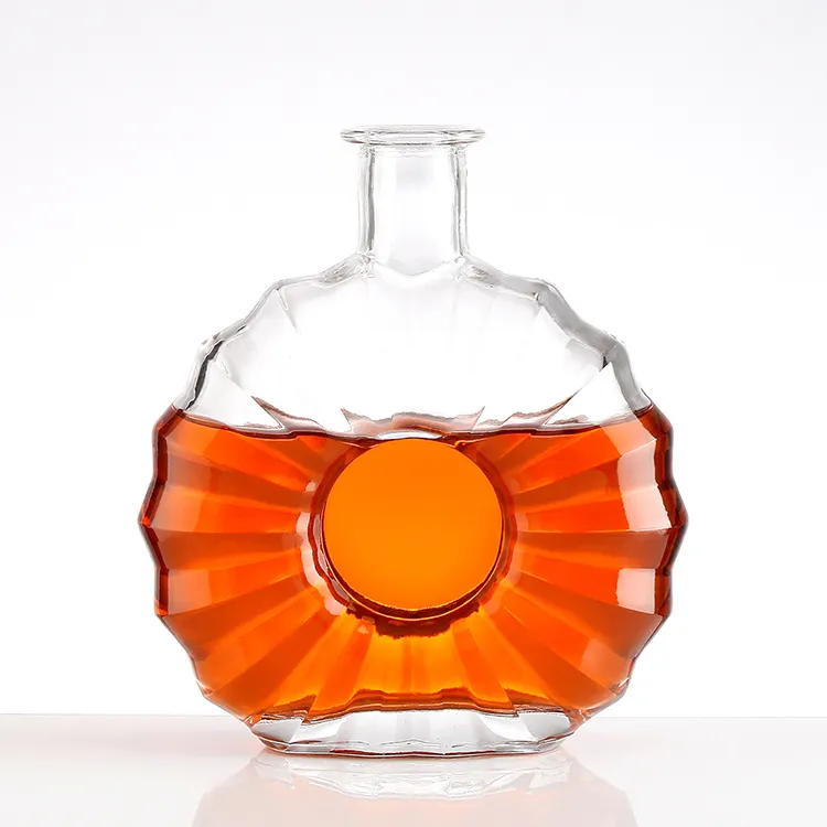 Vaso de whisky de forma cuadrada con sellado personalizable hecho de vidrio Super Flint y aluminio + plástico PP para la industria de bebidas