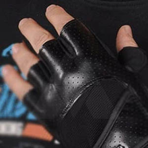 Guantes de Gimnasio de Cuero Antideslizantes Duraderos Más Vendidos en 2025, Ligeros, con Correa de Muñeca Ajustable, Etiqueta Privada Personalizada, Unisex, para Fitness - Product Image 5