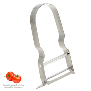 Sbucciatore per pomodori in acciaio inox 6,7 x 11 cm. - Product Image 1
