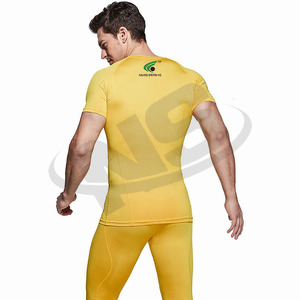 Street Wear New Arrival <b>Rash</b> <b>Guard</b> <b>Men</b> OEM Design Breathable MMA Connected Jiu Jitsu Kimono Compression Sportswear Sets Quick - Product Image 5