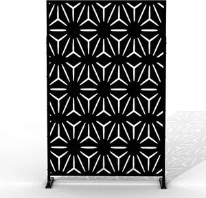 Laser cutting panel unique modern home decoration style low cost interior wall art fencing penal screens and dividers