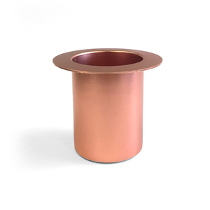 <b>Unique</b> Design Luxury Golden candle Jar Finished Handmade Eco-Friendly Lightweight Cylinder Metal Candle Jar for Home Weddings - Product Image 6