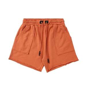 Shorts de basket-ball décontractés pour hommes, de haute qualité, écologiques, service OEM, personnalisés, solides, en toile, double couche, imperméables, respirants - Product Image 1